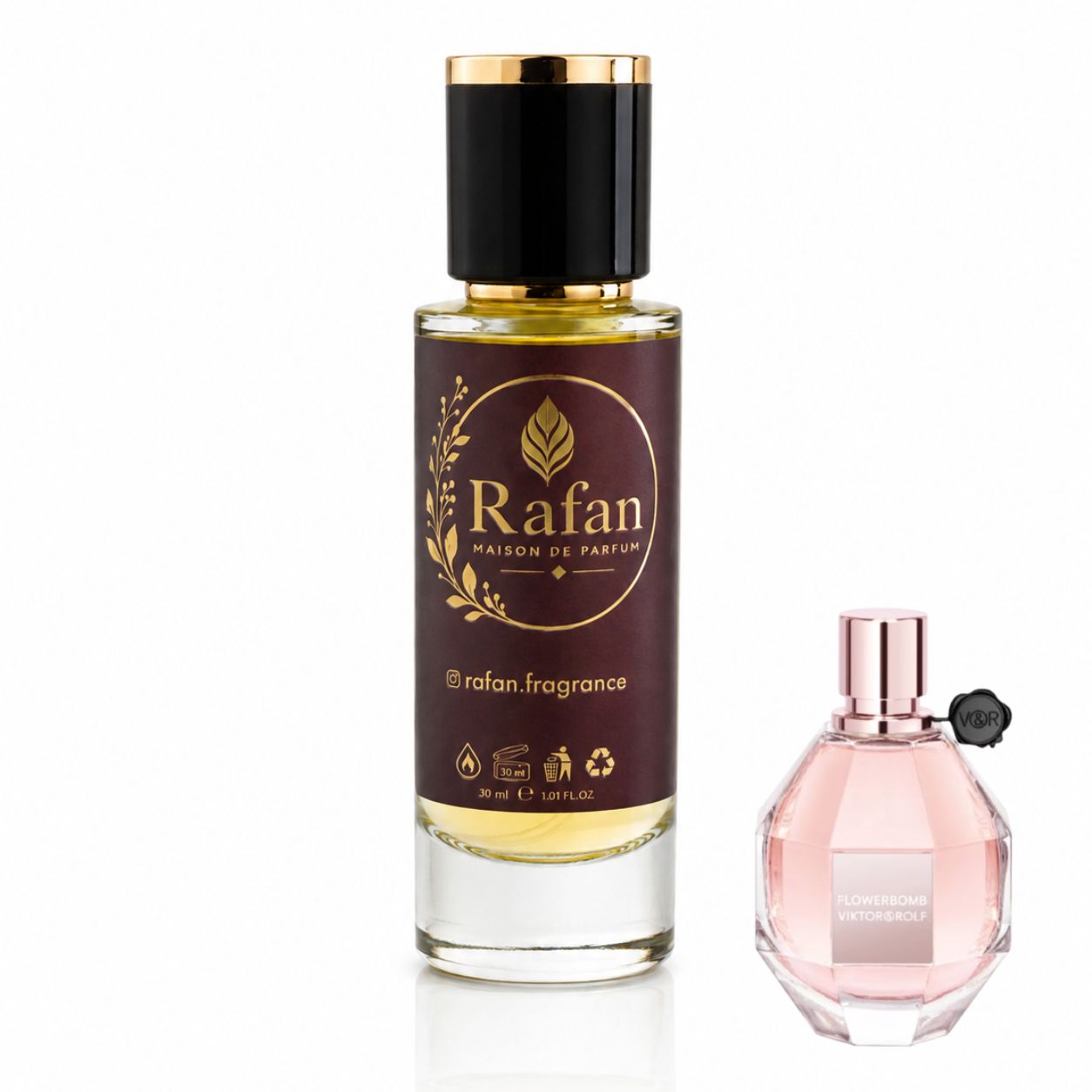 Rafan Flowerbomb — parfum femme, flacon 30 ml