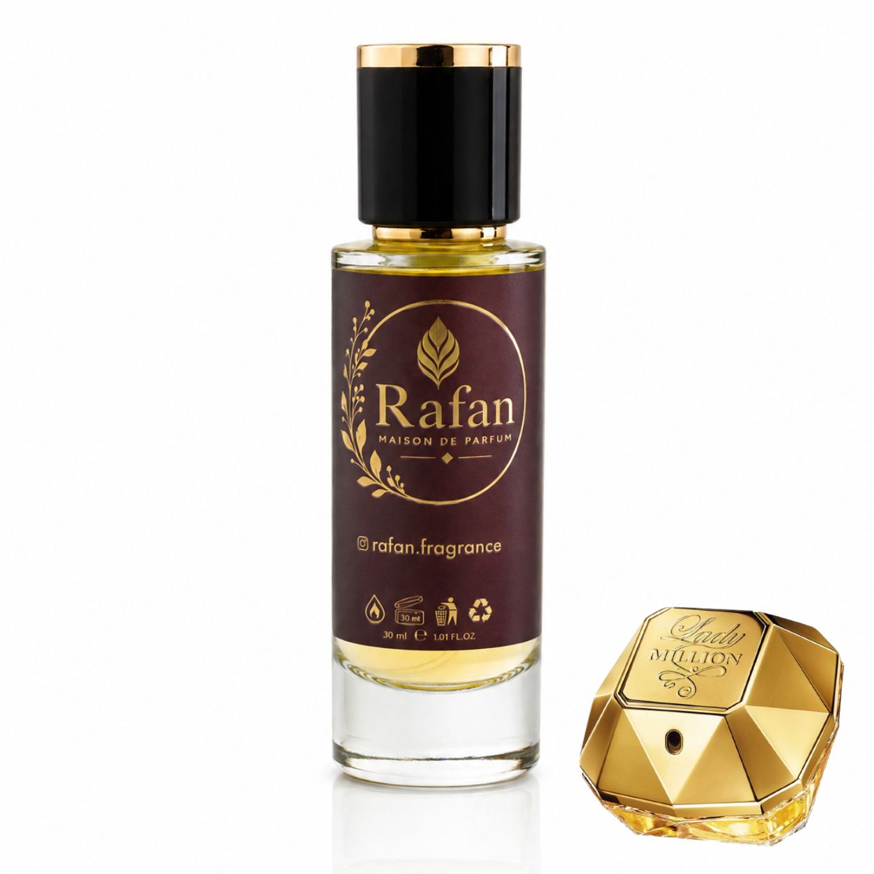 Rafan Lady Million - flacon parfum femme