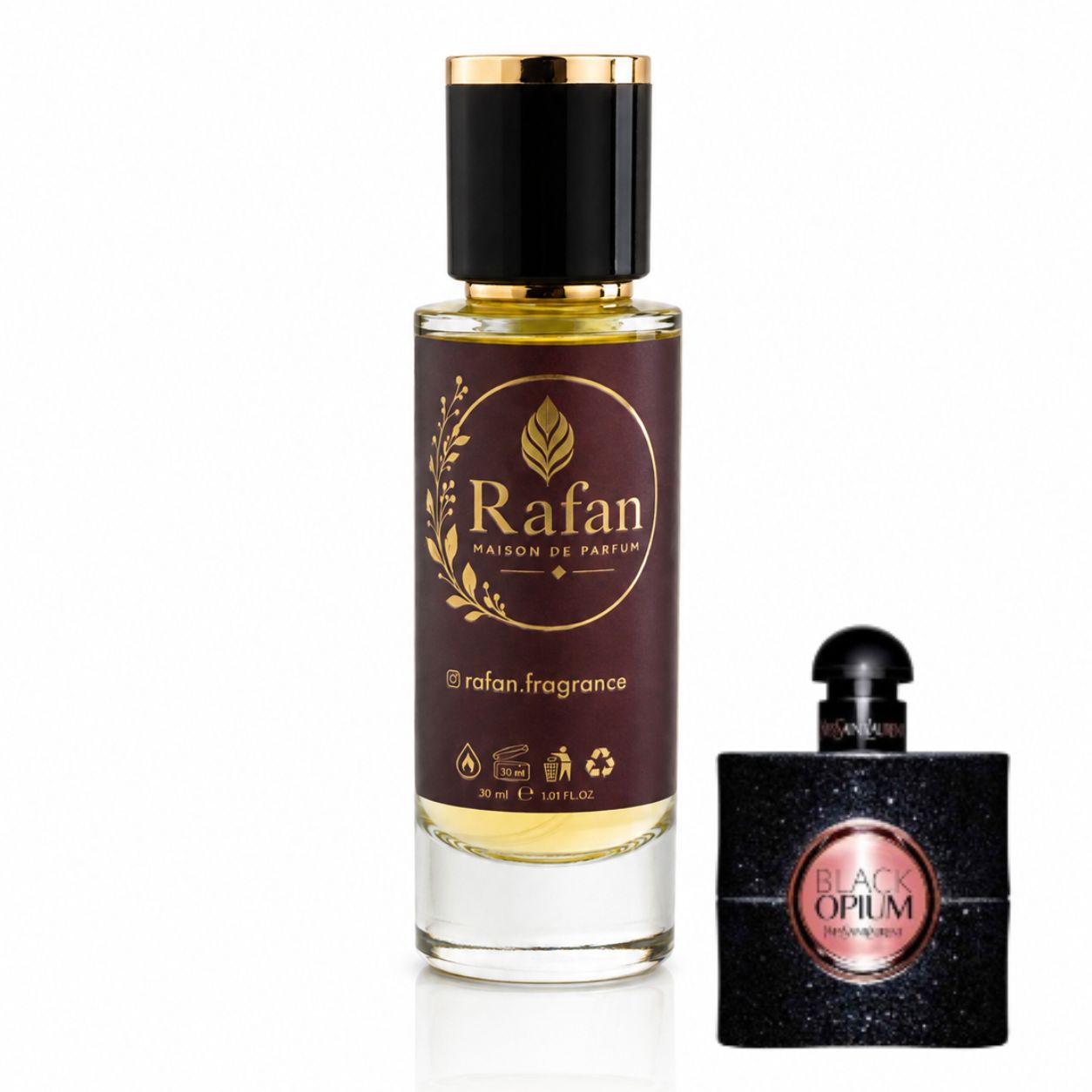 Rafan Black Opium — parfum femme inspiré de Black Opium